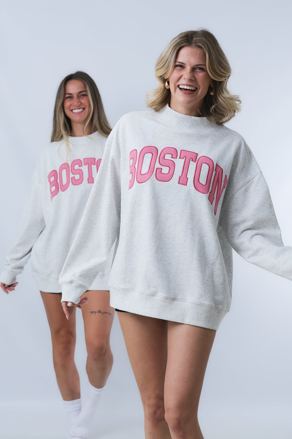 Classic Mockneck Boston- Berry Breeze