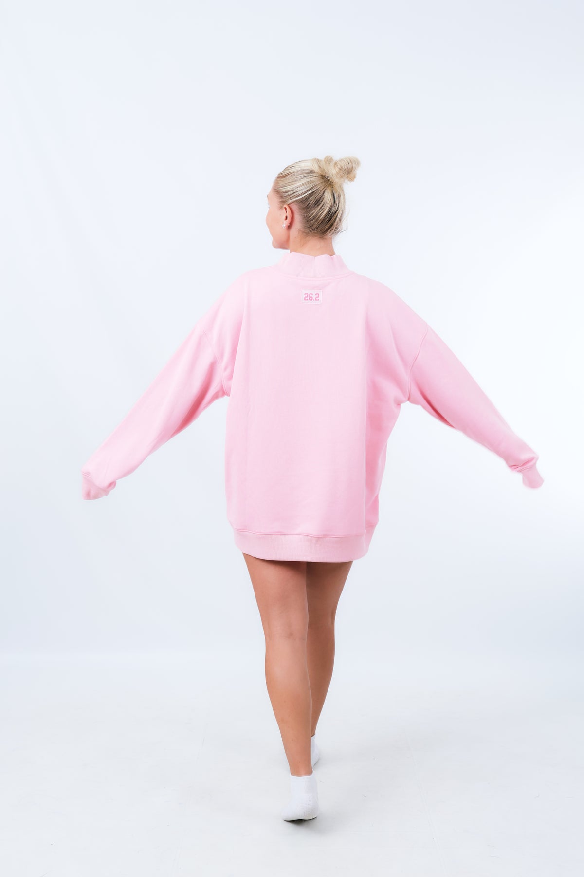 Classic Mockneck Boston- Breast Cancer Awareness