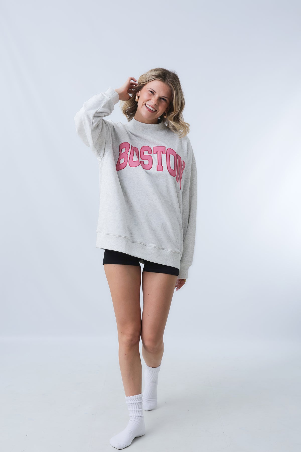 Classic Mockneck Boston- Berry Breeze