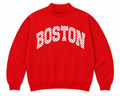 Classic Mockneck Boston - Cherry Polka
